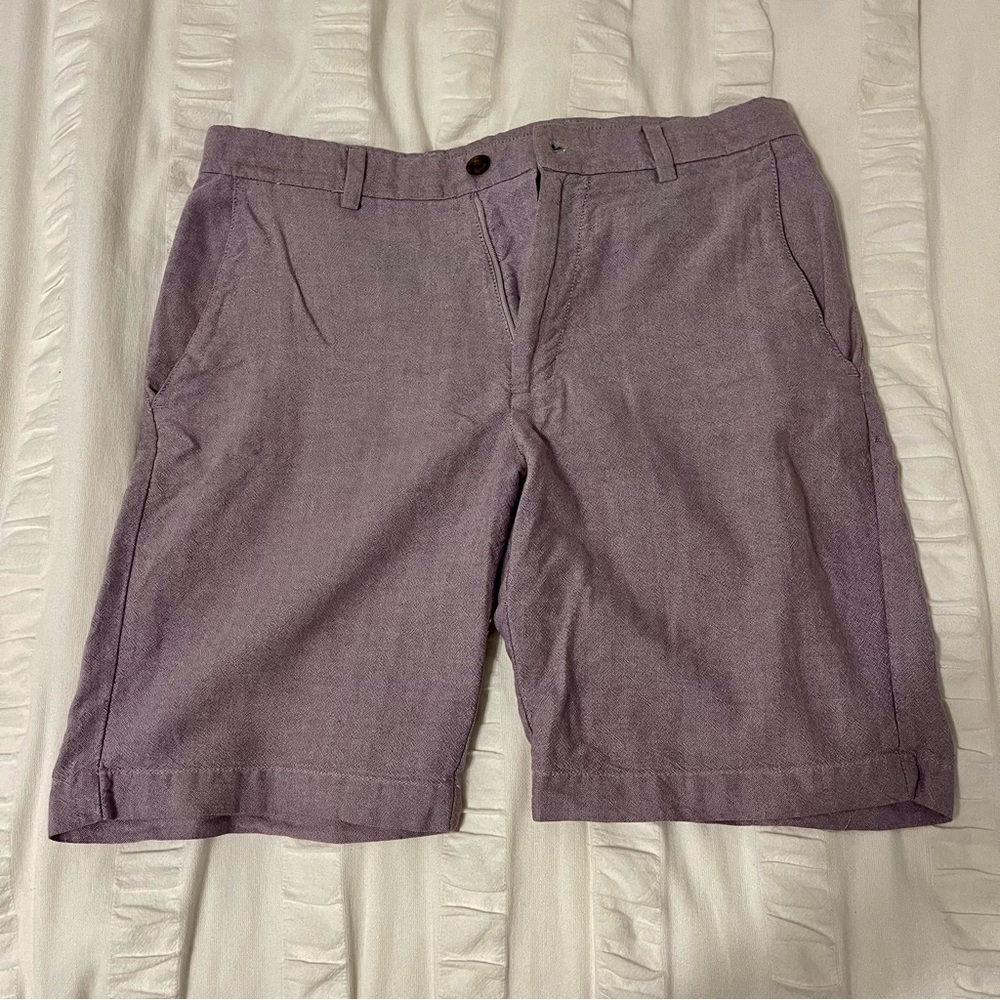 Perry Ellis Portfolio Purple Cotton Shorts